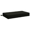 vidaXL Coj&iacute;n de respaldo SOEST 100% Poli&eacute;ster Negro 70 x 40 x 10 cm