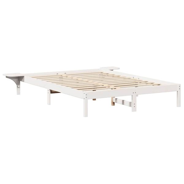 vidaXL Estructura de cama 140 x 200 cm Madera de pino macizo