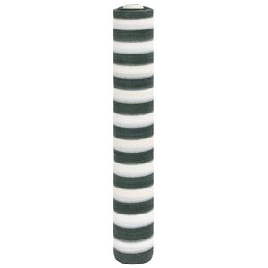 vidaXL Red de privacidad HDPE verde y blanco 1,8x50 m 75 g/m&sup2;