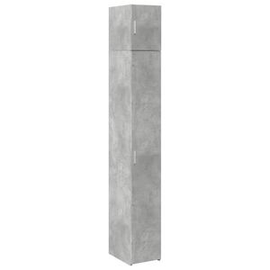 vidaXL Armario estrecho madera ingenier&iacute;a gris hormig&oacute;n 30x42,5x225 cm