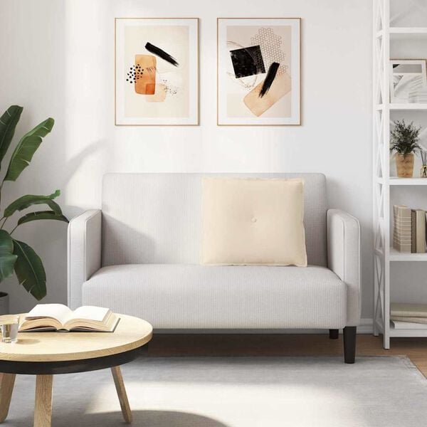 vidaXL Coj&iacute;n de Espalda Beige 60 x 50 cm Tela de microfibra