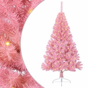 vidaXL &Aacute;rbol de Navidad Artificial Preiluminado Rosa 120 cm PVC