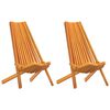 vidaXL Silla 2 uds. Marr&oacute;n Madera de Acacia S&oacute;lida
