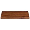 vidaXL Tablero mesa rectangular madera maciza reciclada 80x60x3,8 cm