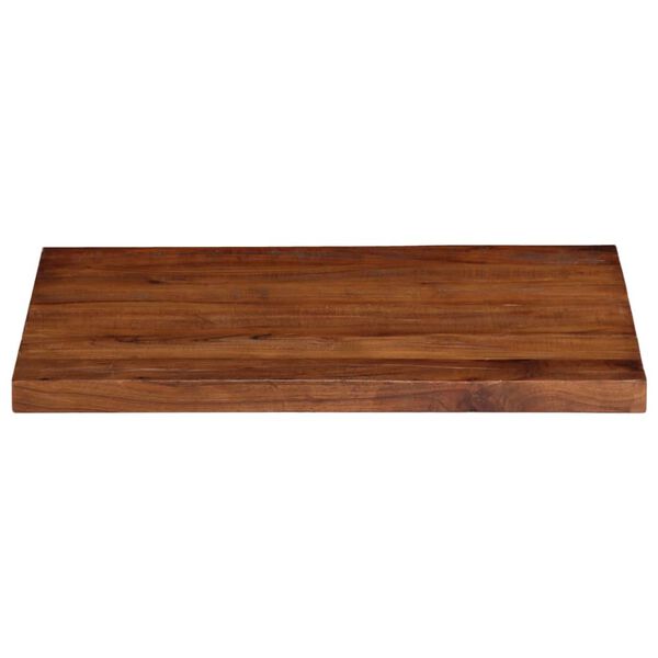 vidaXL Tablero mesa rectangular madera maciza reciclada 80x60x3,8 cm