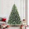 vidaXL Árbol de Navidad artificial con 300 LED Verde 210 cm PE y PVC