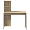 vidaXL Escritorio Roble Sonoma 102 x 50 x 124 cm Madera contrachapada