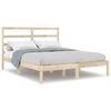 vidaXL Estructura de cama madera maciza 120x190 cm