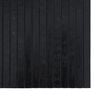 vidaXL Alfombra rectangular bamb&uacute; negro 60x400 cm