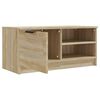 vidaXL Mueble para TV 2 pzas madera contrachapada roble 80x35x36,5 cm