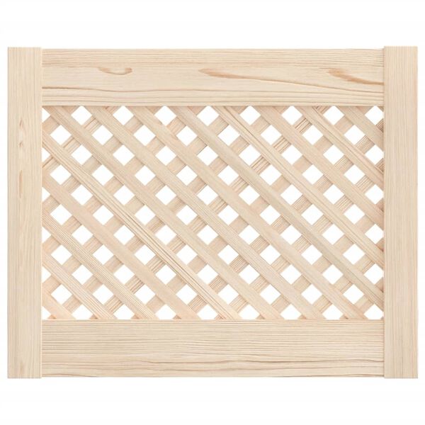 vidaXL Puertas de armario entramado 2 uds madera pino 49,5x39,5 cm