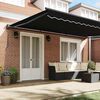 vidaXL Toldo Retr&aacute;ctil Negro 500 x 300 cm Poli&eacute;ster y metal