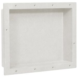 vidaXL Hornacina de ducha blanco 41x51x10 cm