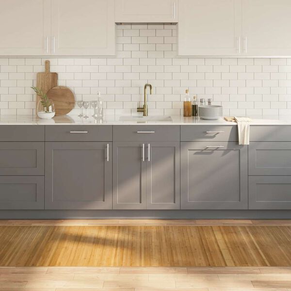 vidaXL Alfombra rectangular bamb&uacute; color natural 80x300 cm