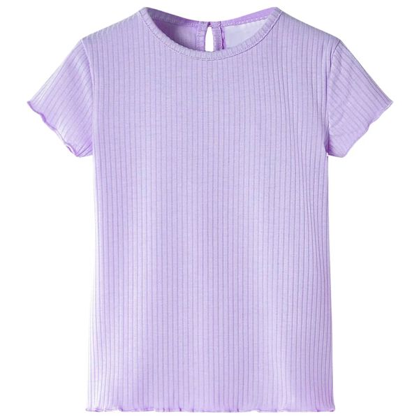 Camiseta infantil color lila 116