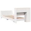 vidaXL Estructura cama sin colch&oacute;n madera maciza pino blanca 100x200cm