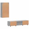 vidaXL Conjunto de mueble de TV con caj&oacute;n FLORIN Gris Sonoma