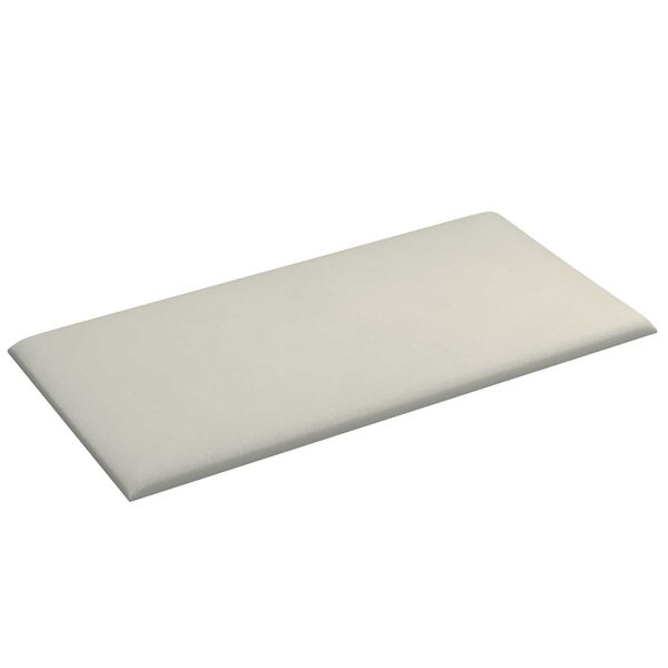 vidaXL Cabecero de Pared 12 pcs Crema 30 x 15 cm Terciopelo