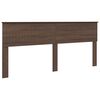 vidaXL Cabecero Roble Marr&oacute;n Madera contrachapada