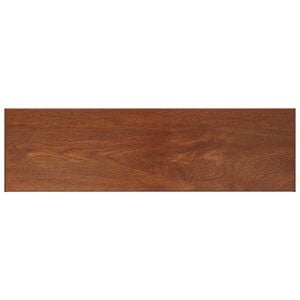 vidaXL Umbral de Ventana Madera Marr&oacute;n 120 x 45 x 4,5 cm PVC