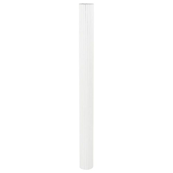 vidaXL Biombo divisor de bamb&uacute; blanco ancho 600 cm alto 165 cm