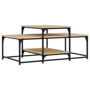 vidaXL Mesa de centro madera de ingenier&iacute;a roble Sonoma 102x60x45 cm