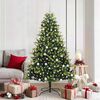 vidaXL &Aacute;rbol de Navidad Artificial Plegable 300 LEDs Verde 180 cm