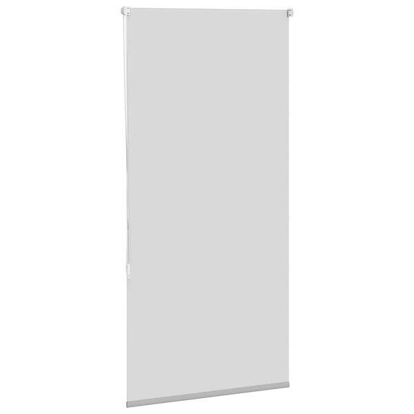 vidaXL Estor Enrollable Opaco gris claro 65x130 cm Tela Ancho 60,7 cm