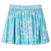 Falda plisada infantil color aguamarina claro 92