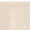 vidaXL Reposapiés tela de microfibra beige 70x55x41 cm