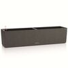 LECHUZA Jardinera BALCONERA Stone 80 ALL-IN-ONE" negro