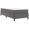 vidaXL Estructura de cama con colch&oacute;n Gris 100 x 200 cm tela