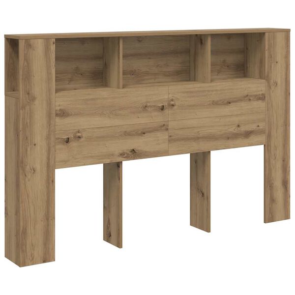 vidaXL Cabecero de cama roble artesanal 160x18,5x103,5 cm madera de ingenier&iacute;a