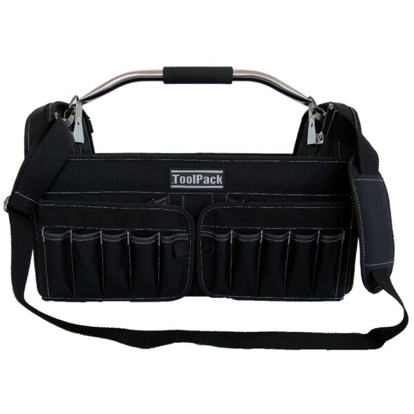 Toolpack Bolso de herramientas Brisk negro 49x30x37 cm 360.114
