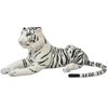 vidaXL Tigre de peluche blanco XXL