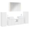 vidaXL Juego de muebles de ba&ntilde;o 6 uds. Blanco