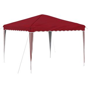 vidaXL Carpa Plegable para Fiestas 288 x 288 x 245 cm Burdeos