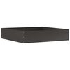 vidaXL Borde de C&eacute;sped 60 x 60 x 13 cm Acero Negro