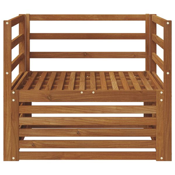 vidaXL 2 Pieza Sof&aacute; con reposabrazos Natural