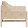 vidaXL Sof&aacute; cama sin colch&oacute;n madera maciza de pino 90x190 cm