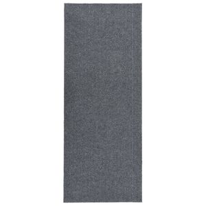 vidaXL Alfombra de pasillo atrapa suciedad 100x300 cm gris