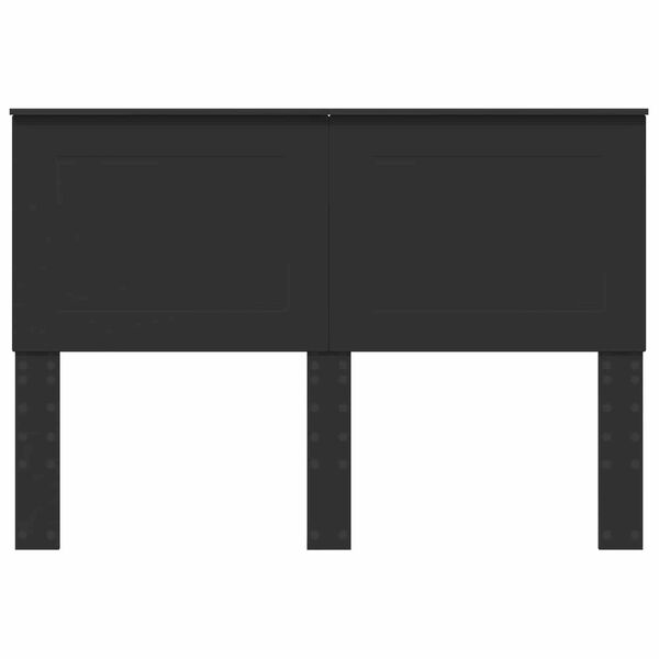 vidaXL Cabecero Roble Negro 160 cm Madera contrachapada