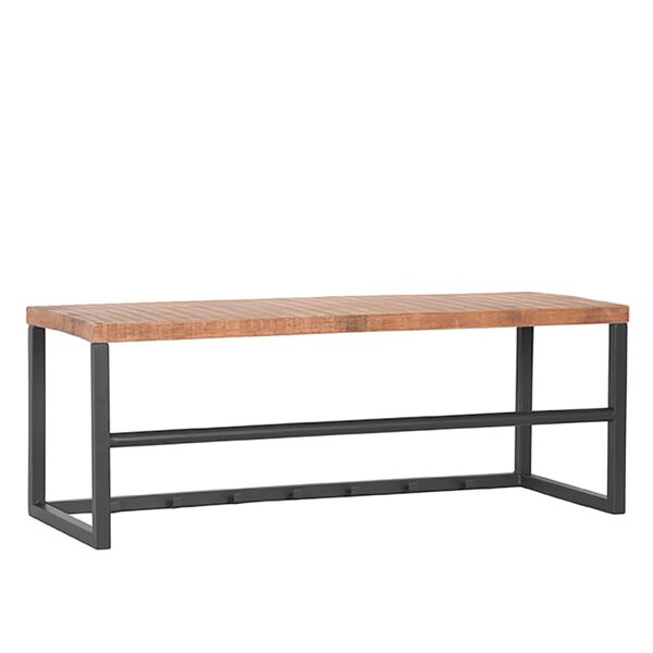 LABEL51 Perchero Swing madera/acero quemado 80x30x30 cm