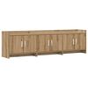 vidaXL Mueble de TV 168 x 33 x 47 cm Roble artisan