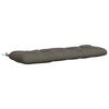 vidaXL Coj&iacute;n de banco VIANEN 100% Poli&eacute;ster Gris 100 x 40 x 12 cm