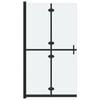 vidaXL Mampara de ducha plegable vidrio ESG esmerilado 80x190 cm