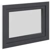 vidaXL Ventana de s&oacute;tano "RISOR" 80x50 cm oscilobatiente DIN izquierda antracita