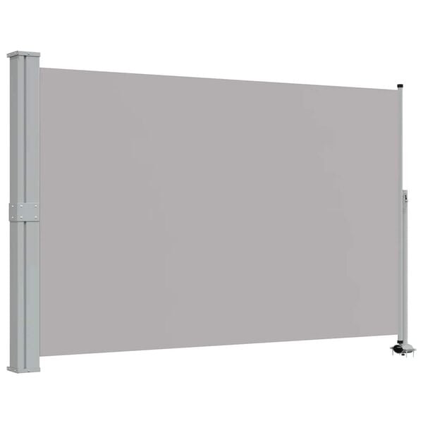 vidaXL Toldo lateral retr&aacute;ctil para patio 160x300 cm gris