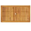vidaXL Mesa de jard&iacute;n madera maciza de acacia 140x80x74 cm