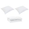 vidaXL Edredón con almohada 3 pcs Microfibra